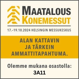 Helsingin MaatalousKonemessut 17. – 19.10. - Mukana ollaan!